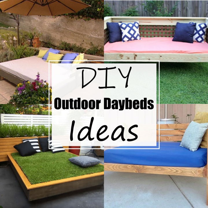 11 DIY Outdoor Daybed Ideas For Relaxing Outdoor