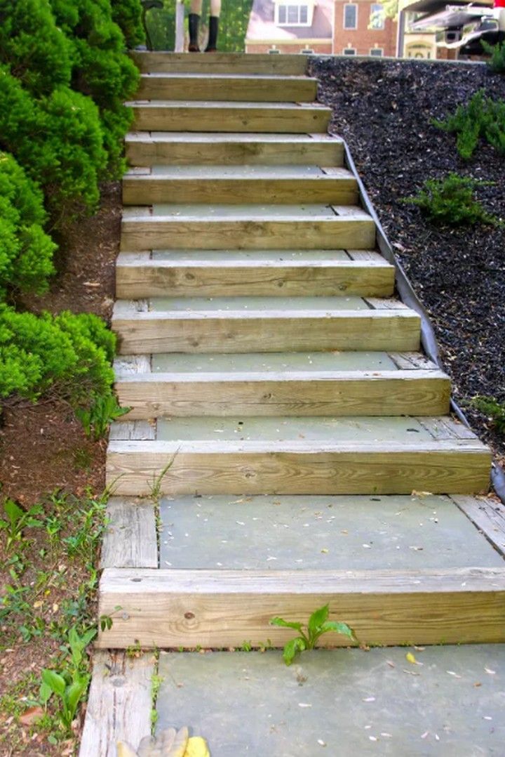 DIY Outdoor Staircase