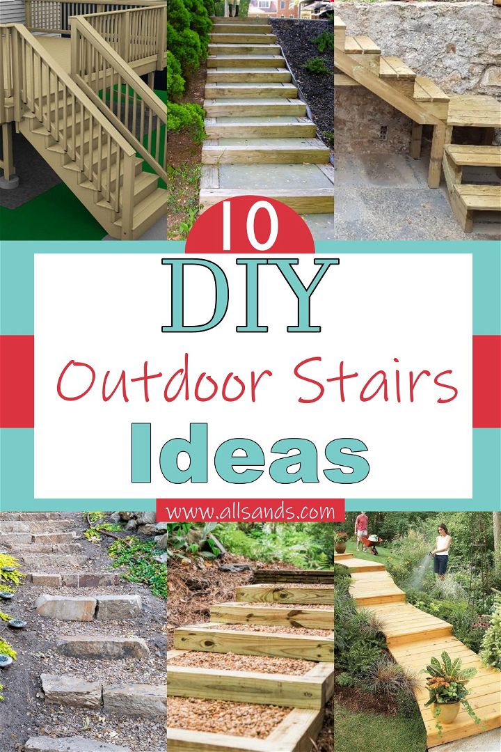 DIY Outdoor Stairs Ideas 1