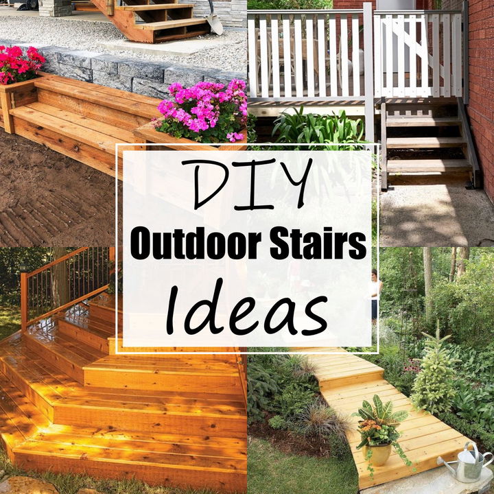 DIY Outdoor Stairs Ideas