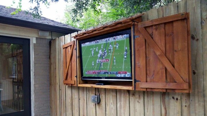 DIY Outdoor TV Cabinet Build