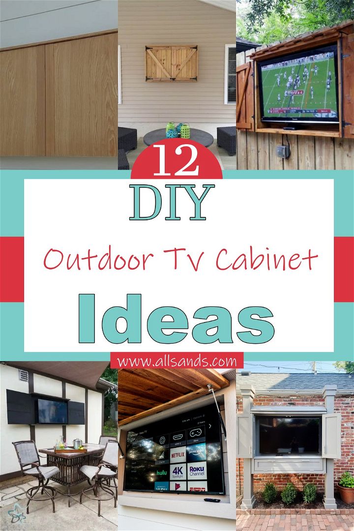 DIY Outdoor Tv Cabinet Ideas 1