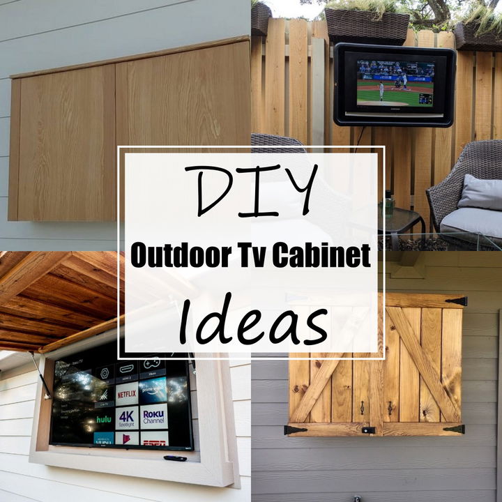 DIY Outdoor Tv Cabinet Ideas