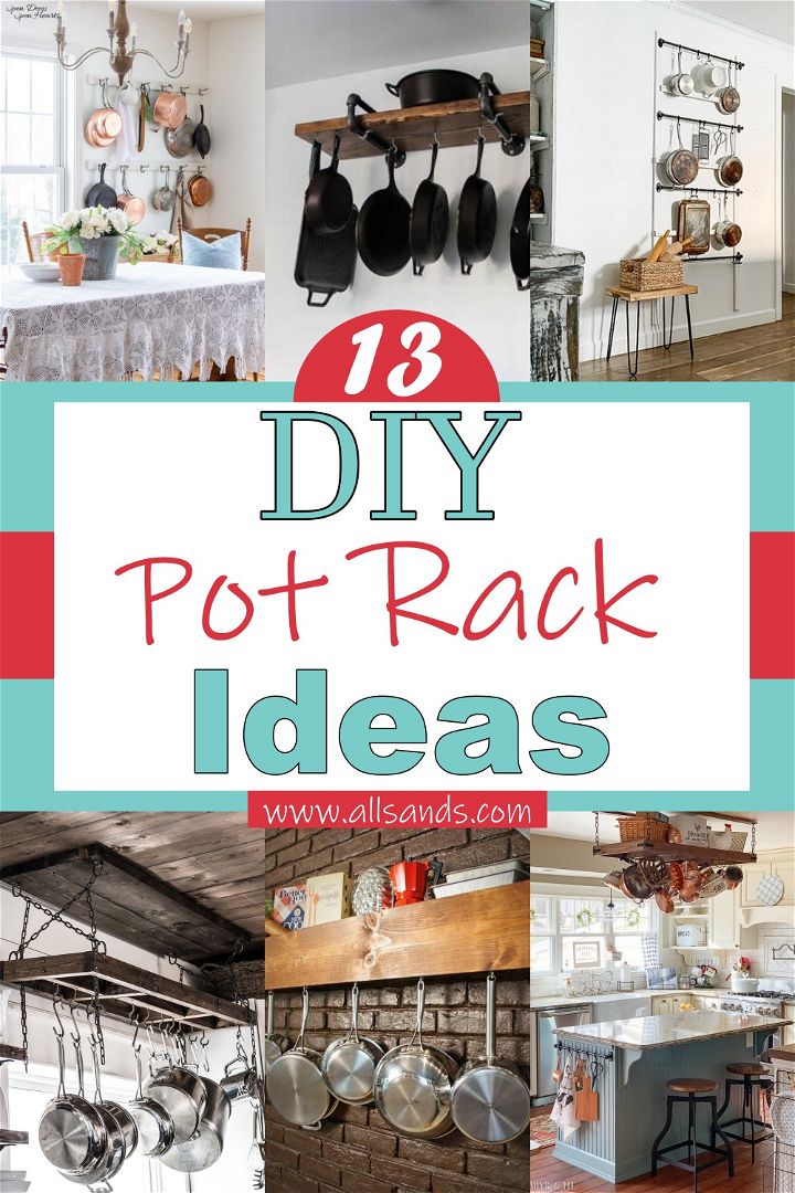 DIY Pot Rack Ideas 1