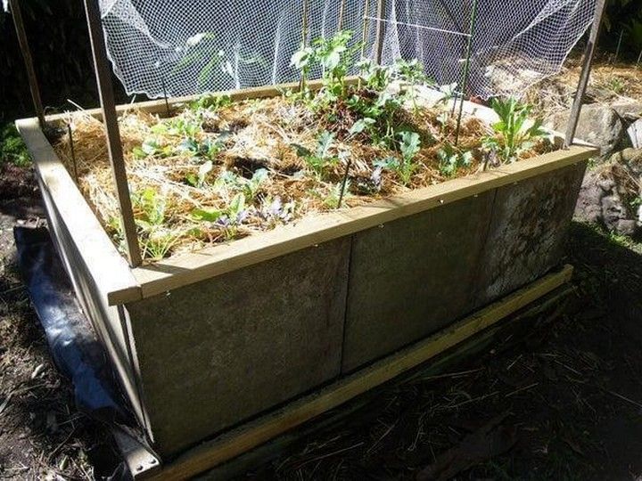 DIY Raised Garden Bed From Concrete Pavers
