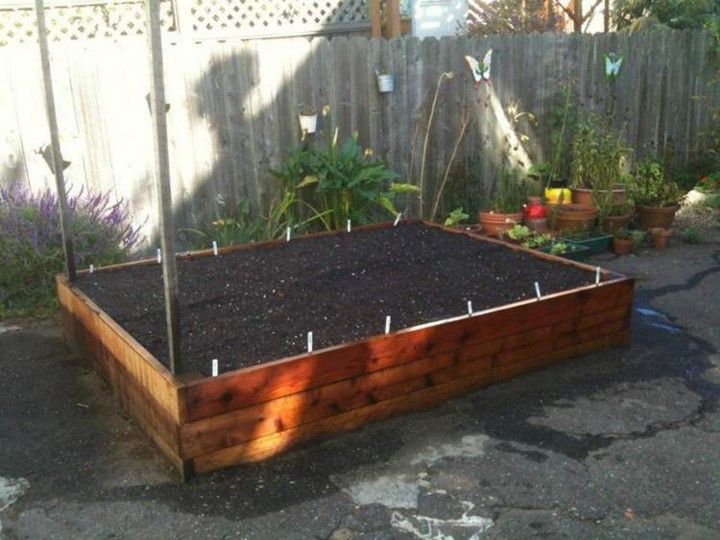 DIY Redwood Garden Box