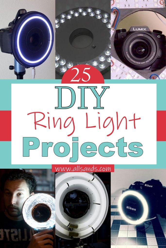 25 DIY Ring Light Projects For Videography - All Sands