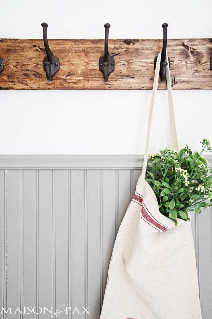 DIY Rustic Towel Rack