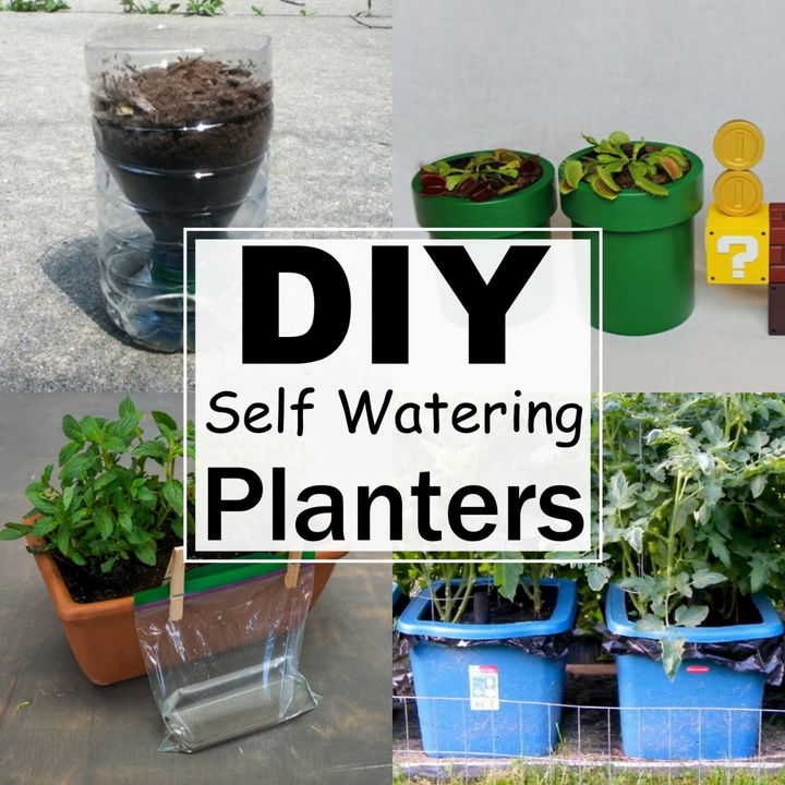 28 DIY Self Watering Planter Ideas For Gardening Lovers