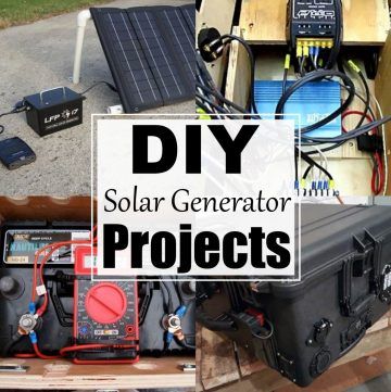 DIY Solar Generator Projects For Power Generation