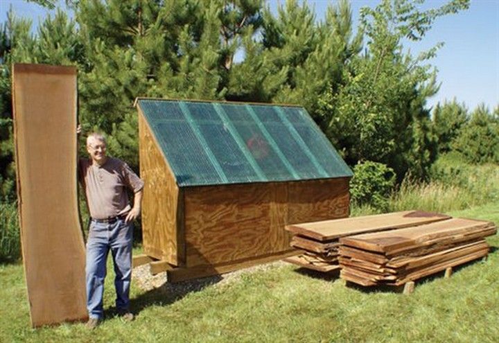 DIY Solar Kiln