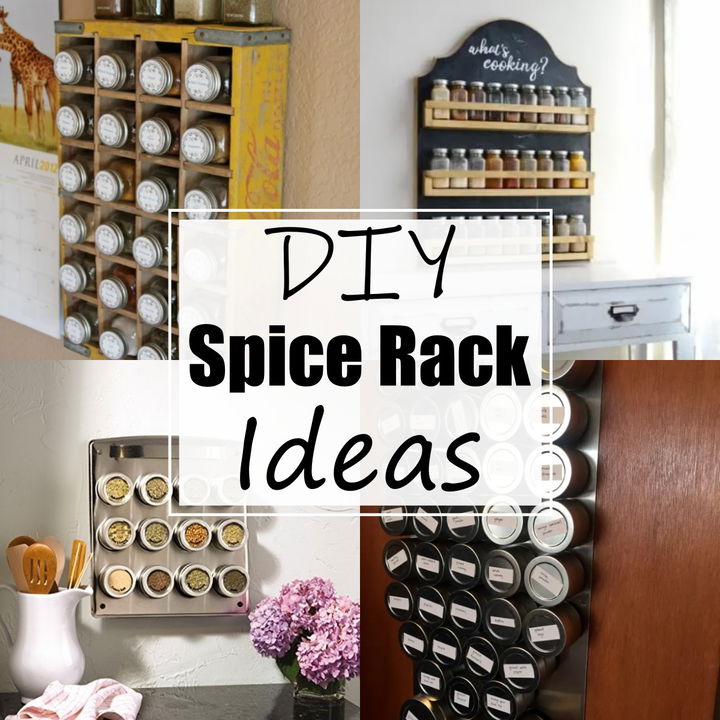 16 DIY Spice Rack Ideas For Your Kitchen