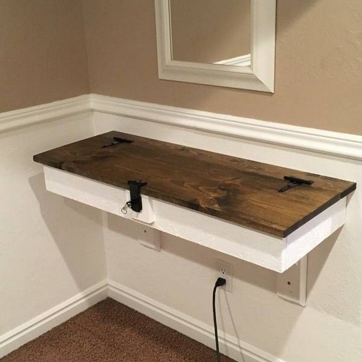 easy to make wooden desk