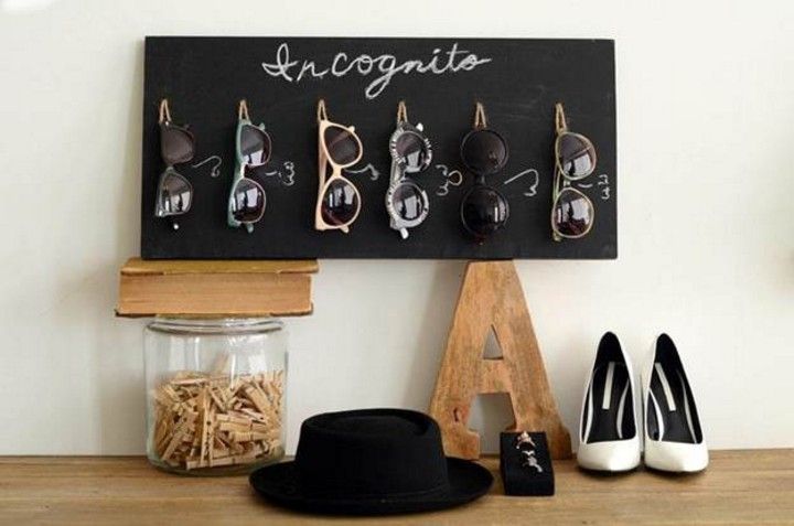 DIY Sunglasses Organizer Plan