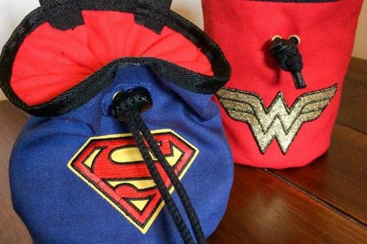 DIY SuperHero Chalk Bag