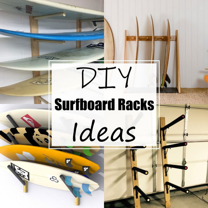 14 DIY Surfboard Rack Ideas For Garage Storage
