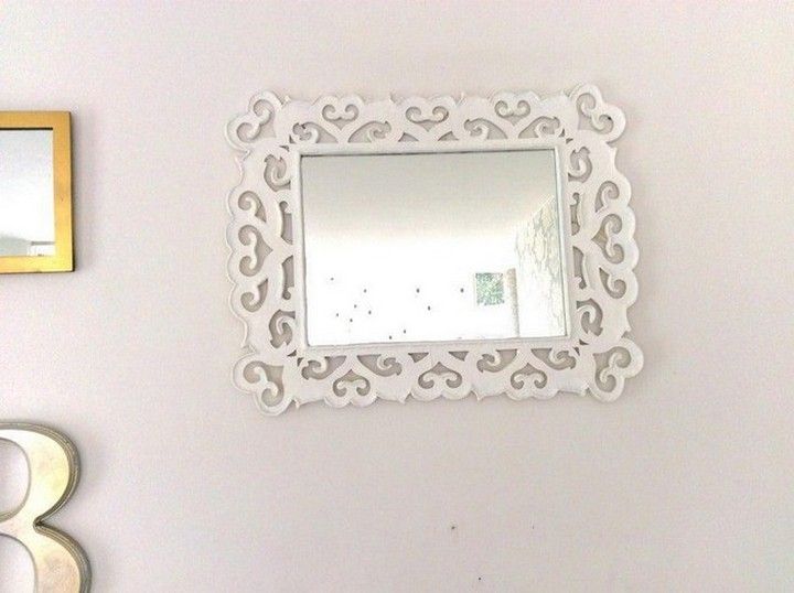 DIY Textured Mirror Frame