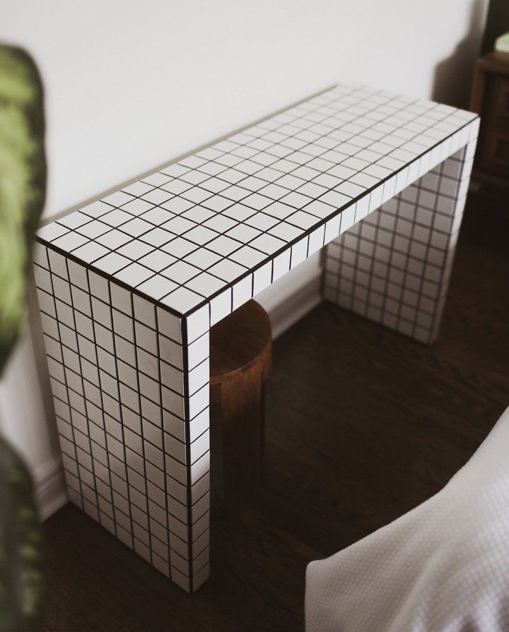 DIY Tile Table Inspired By Tiktok