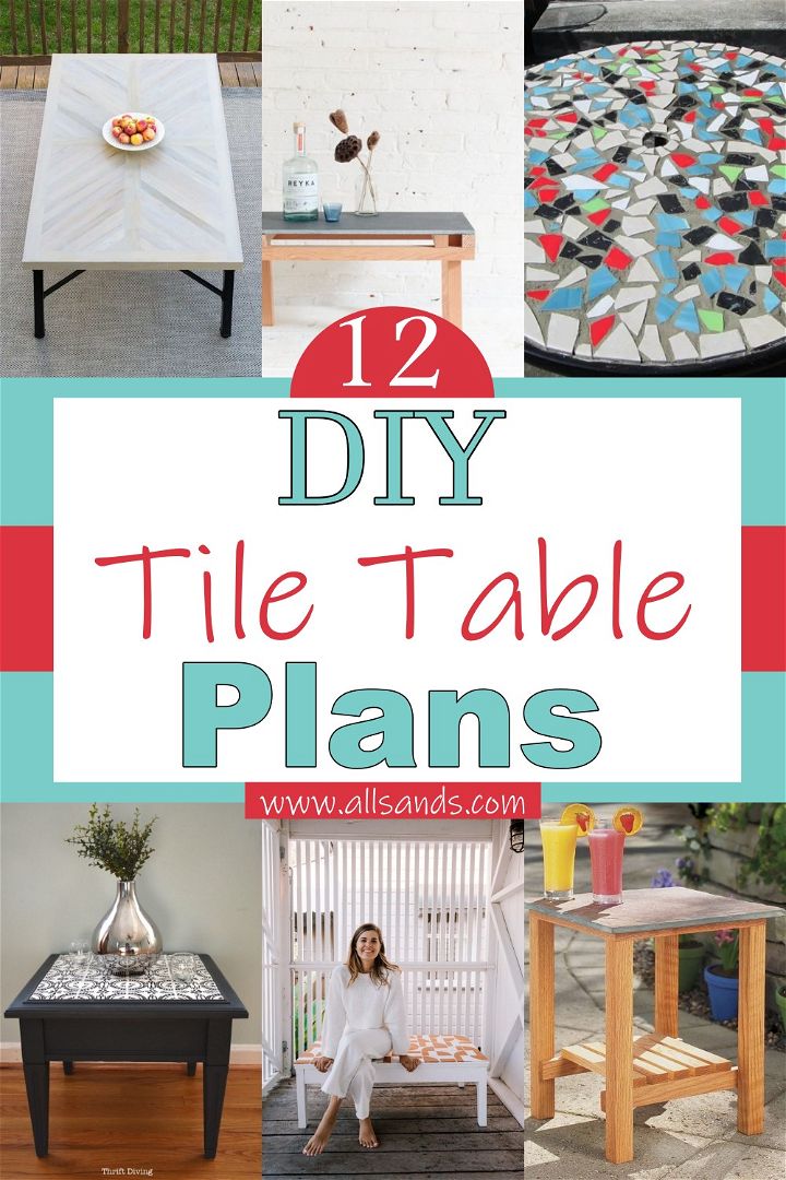 DIY Tile Table Plans 1