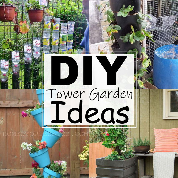 26 DIY Tower Garden Ideas