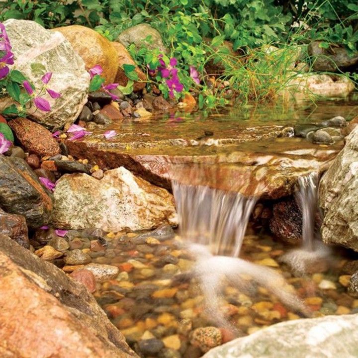 DIY Waterfall Idea For Pool