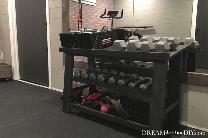 Weight Rack With Optional Power Blocks Holder