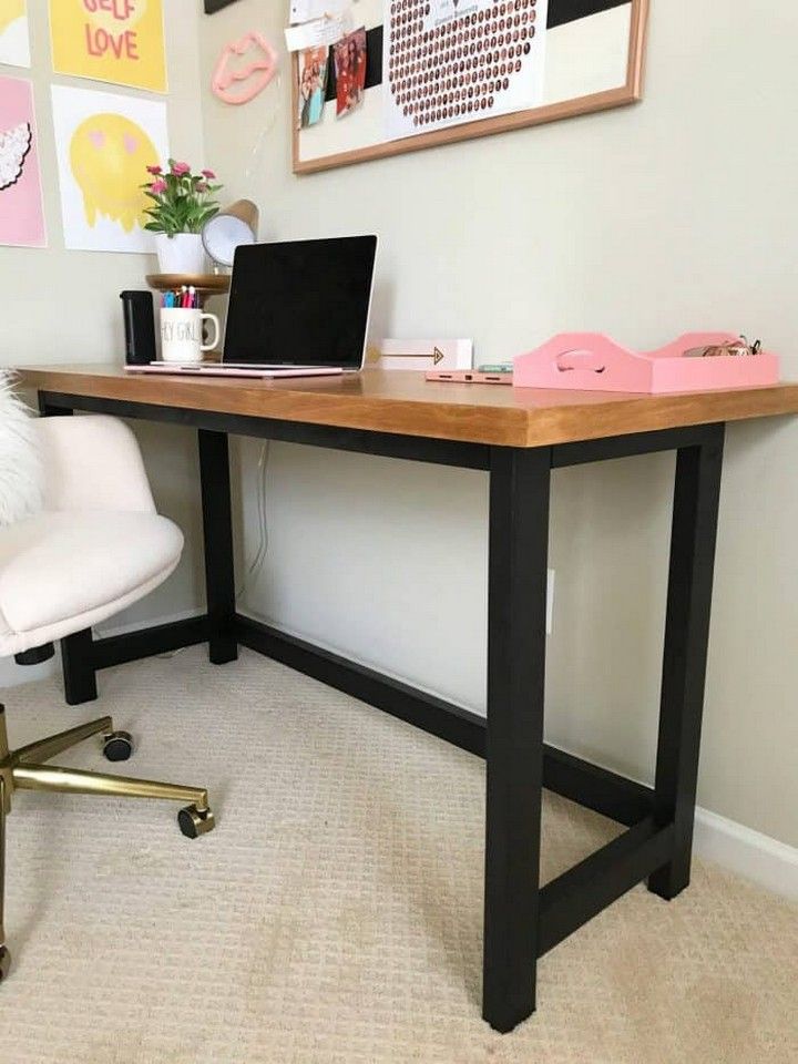 DIY Wood Desk Building Tutorial