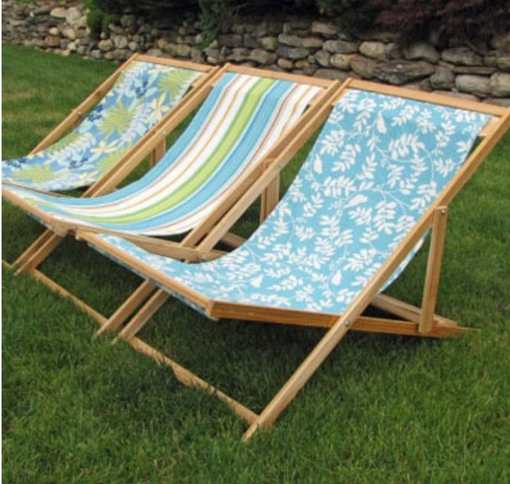 DIY Wooden Folding Beach Chair