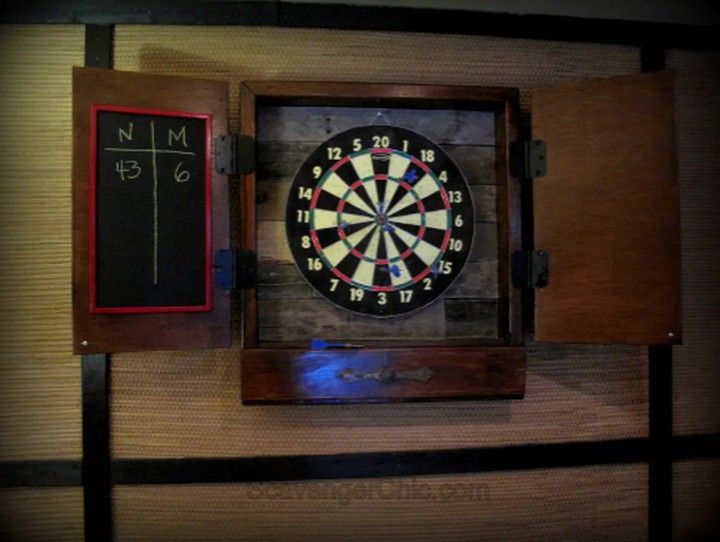 Dartboard Cabinet DIY