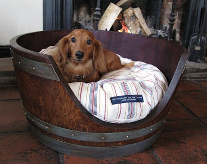 Bed From A Wine Barrel