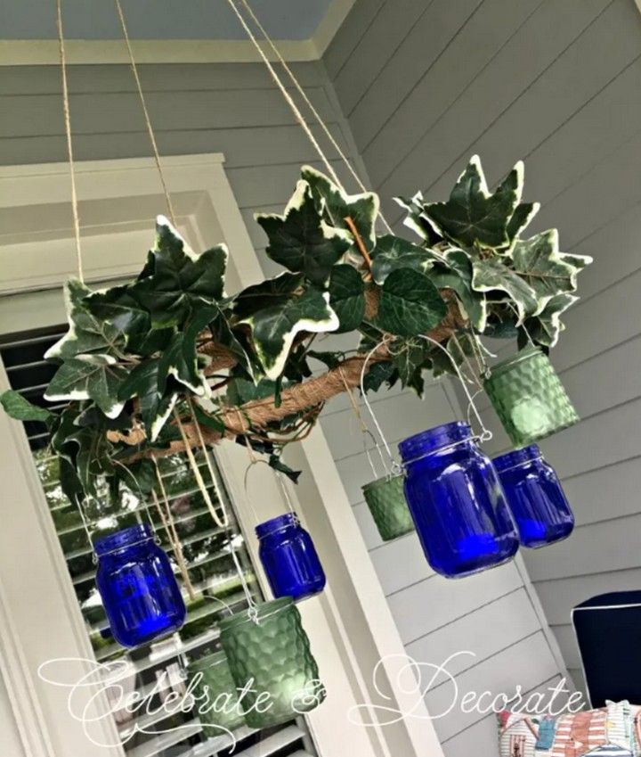 Dollar Store Outdoor Chandelier