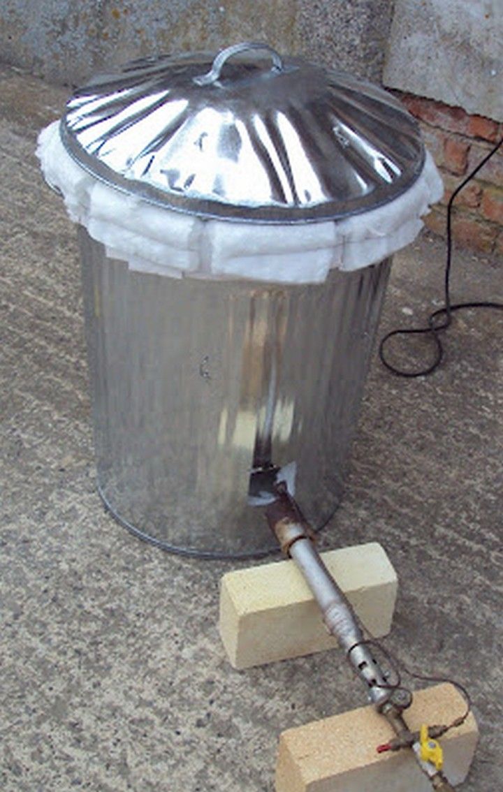 Dustbin Raku Kiln Tutorial