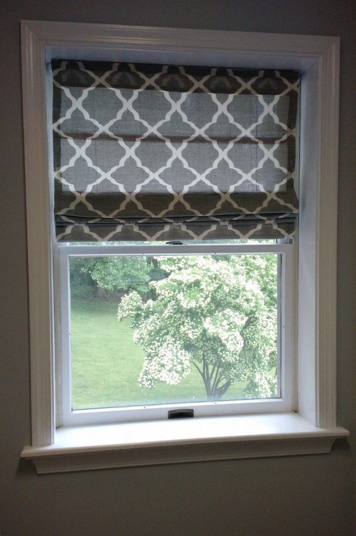 Easy DIY Roman Shades