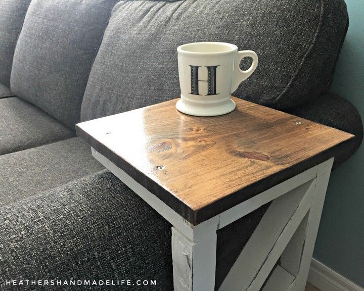 Easy DIY Sofa Tables