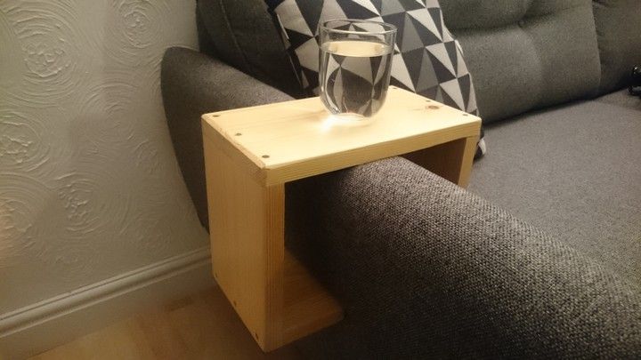 Easy To Make Couch Arm Table