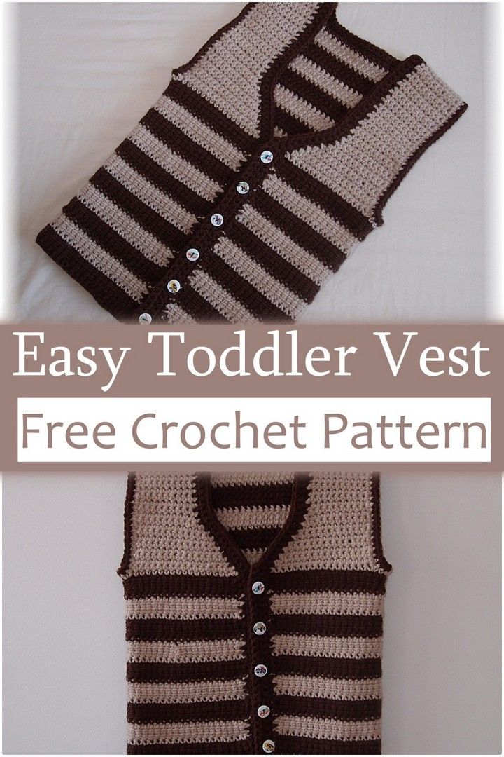 Easy Toddler Vest