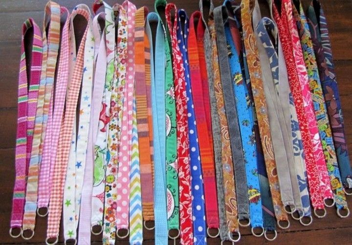 Fabric DIY Lanyard Tutorial