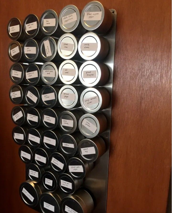 Finally Organize Your Spices & Make Your Own Magnetic Spice Rack