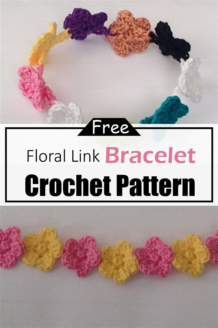 Floral Link Bracelet