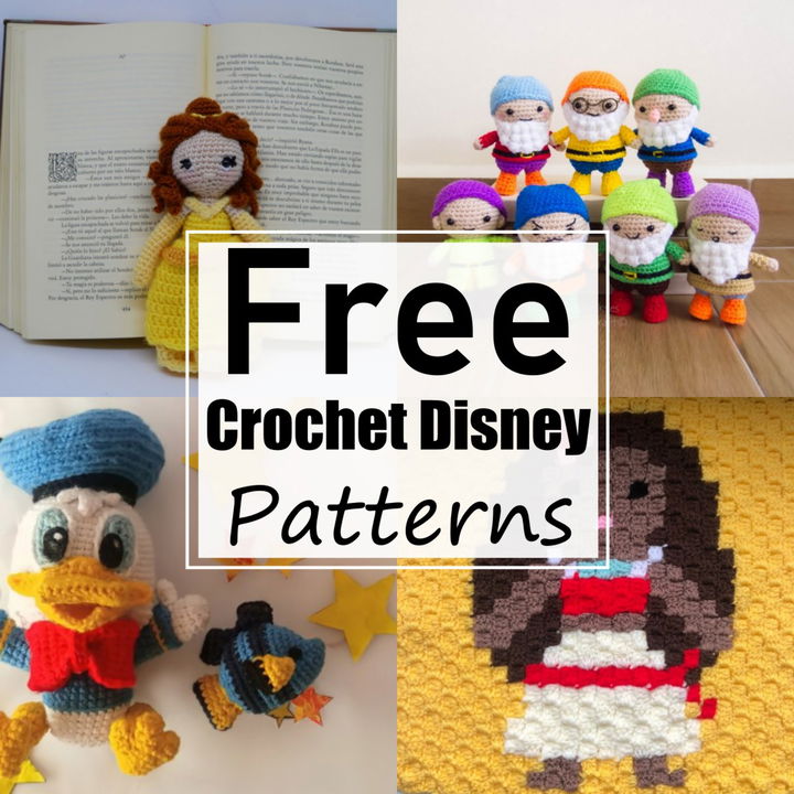 10 Free Crochet Disney Patterns For Cartoon Lovers