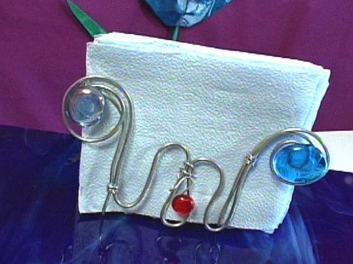 Funky Wire Napkin Holder DIY