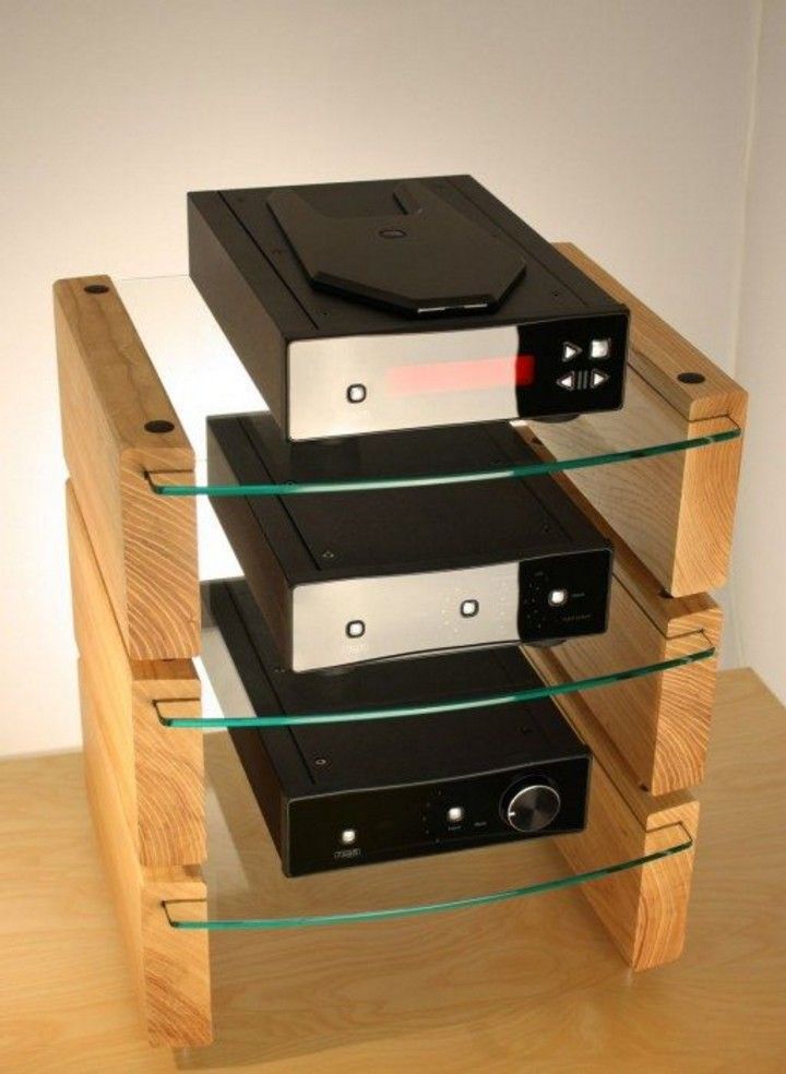 Glass Audio Rack