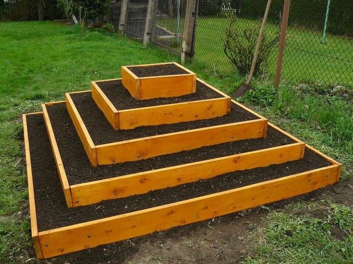 10 Diy Pyramid Planter Plans Free All Sands