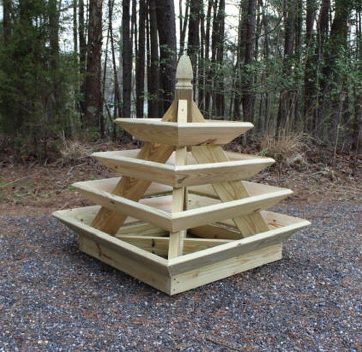 How To Build A Pyramid Strawberry Planter