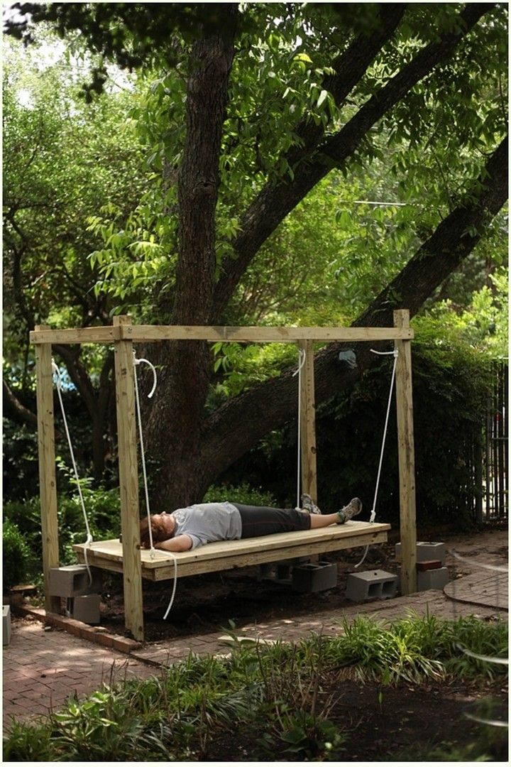 How To Build An Outdoor Swinging Bed