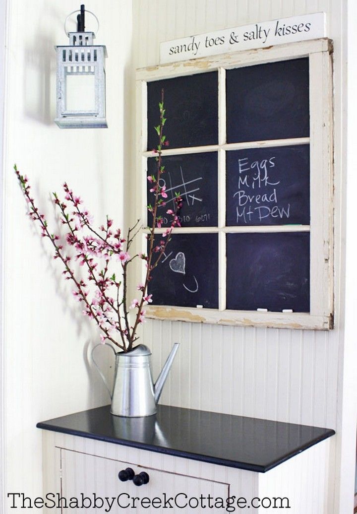 How To Make A Chalkboard Window