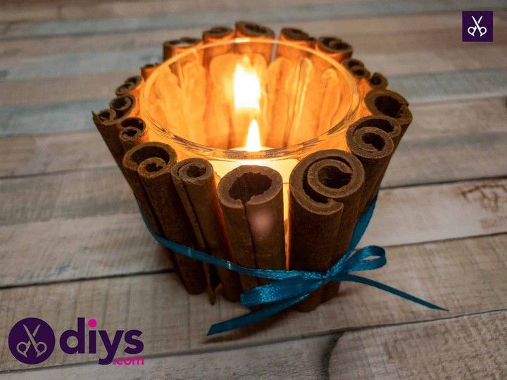 How To Make A Cinnamon Stick Candle Holder