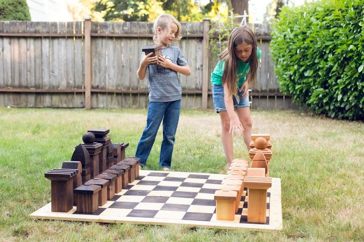 How To Make A Outdoor Chess Set