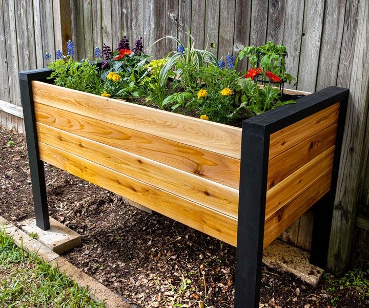 How To Make A DIY Raised Planter Box