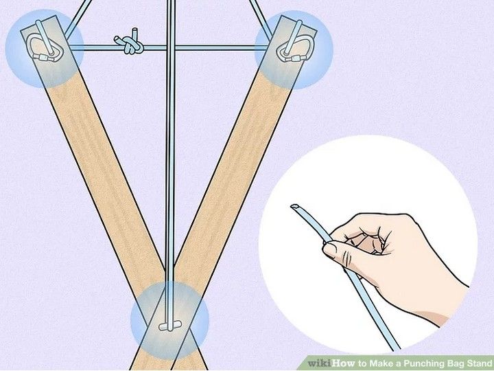 How To Make A Punching Bag Stand